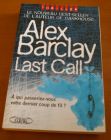 [R03008] Last Call, Alex Barclay