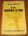 [R05388] La gerbe d or, Henri Beraud