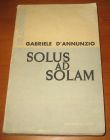[R06072] Solus ad Solam, journal d un amour, Gabriele D annunzio