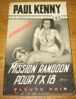 [R08989] Mission Rangoon pour FX 18, Paul Kenny