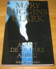 [R09021] Avant de te dire adieu, Mary Higgins Clark