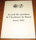 [R11341] Accueil des membres de l académie de Béarn Année 2001