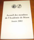 [R11342] Accueil des membres de l académie de Béarn Année 2002
