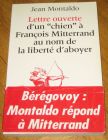 [R13060] Lettre ouverte d un  chien  à François Mitterrand au nom de la liberté d aboyer, Jean Montaldo