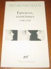 [R19678] Epreuves, exorcismes 1940-1944, Henri Michaux