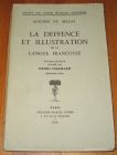[R19722] La deffence et illustration de la langue francoyse, Joachim Du Bellay