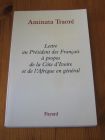 [R19788] Lettre au Président des Français à propos de la Côte d’Ivoire et de l’Afrique en général, Aminata Traoré