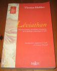 [R19930] Léviathan, Traité de la matière, de la forme et du pouvoir de la république ecclésiastique et civile, Thomas Hobbes