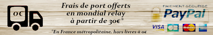 Payement en ligne et frais de port offerts