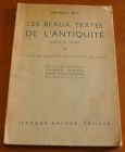 [R00773] Les beaux textes de l Antiquité II, Maurice Rat