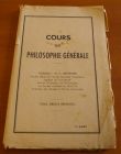 [R01803] Cours de philosophie générale, C. Mélinand