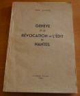 [R02011] Genève et la révocation de l édit de Nantes, Pierre Bertrand