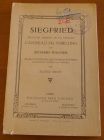 [R02772] Siegfried, deuxième journée de la trilogie : L anneau du Nibelung, Richard Wagner