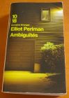 [R03854] Ambiguïtés, Elliot Perlman