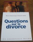 [R04551] Questions sur le divorce, Marie-Dominique Flouzat-Auba