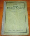 [R06118] Cours d Histoire Naturelle - Première année - Programme 1920, A. Fraysse