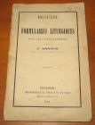 [R07410] Recueil de formulaires liturgiques pour les ensevelissements, E. Arnaud