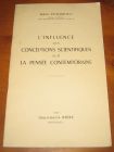 [R07441] L influence des conceptions scientifiques sur la pensée contemporaine, Robert Richard-Foy