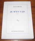 [R08426] Je m en vais, Jean Echenoz