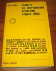 [R08460] Histoire du réarmement allemand depuis 1950, Jules Moch