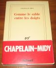 [R08597] Comme le sable entre les doigts, Chapelain-Midy