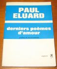 [R08729] Derniers poème d amour, Paul Eluard