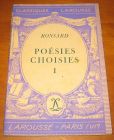[R10676] Poésies choisies 1, Pierre de Ronsard