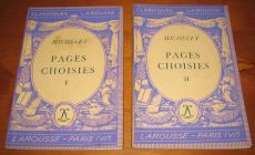 [R10677] Pages choisies (1 et 2), Jules Michelet