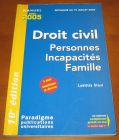 [R10947] Droit civil : personnes, incapacités, famille, Laëtitia Stasi