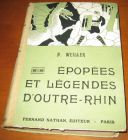 [R11375] Epopées et légendes d outre-rhin, N. Weiller