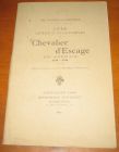 [R11590] Livre de raison de la famille de chevalier d Escage en Agenais (1746-1792), Ph. Tamizey de Larroque
