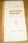 [R11833] Grammaire française 6e 5e, A. Hamon