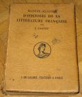 [R11971] Manuel illustré d histoire de la littérature Française, J. Calvet
