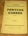 [R11980] Fortune carrée, Joseph Kessel