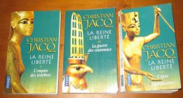 [R12066] La Reine Liberté (3 tomes), Christian Jacq