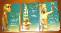 [R12066] La Reine Liberté (3 tomes), Christian Jacq