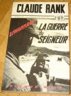 [R12277] La guerre du seigneur, Claude Rank