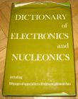 [R12620] Dictionary of electronics and nucleonics