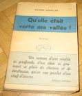 [R12621] Qu elle était verte ma vallée, Richard Llewellyn