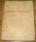 [R12873] Profils Anglais, romanciers de guerre, Claire-Eliane Engel