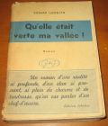 [R13108] Qu elle était verte ma vallée, Richard Llewellyn