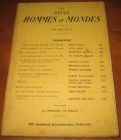 [R13251] La revue Hommes et Mondes n°11