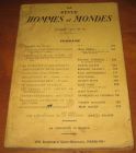 [R13253] La revue Hommes et Mondes n°15