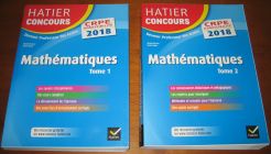 [R13511] CRPE admissibilité 2018 - Marthématiques (2 tomes)