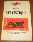 [R13976] Précis de statistique, Stéphane Ehrlich et Claude Flament