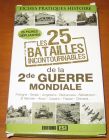 [R14015] Les 25 batailles incontournables de la 2de guerre mondiale (25 fiches dépliantes)