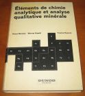 [R14087] Eléments de chimie analytique et analyse qualitative minérale, Denis Monnier, Werner Haerdi et Yvonne Rusconi