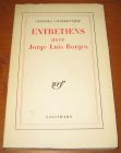[R14220] Entretiens avec Jorge Luis Borges, Georges Charbonnier