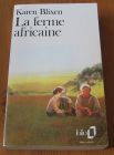 [R14561] La ferme africaine, Karen Blixen