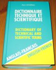 [R15138] Dictionnaire technique et scientifique français / anglais, Henri Goursau